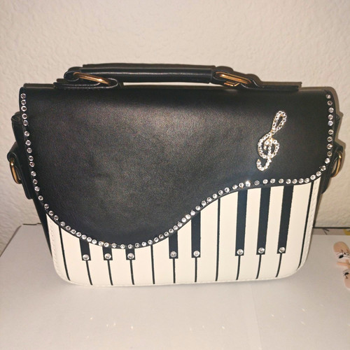 Black white piano - black/white, musical