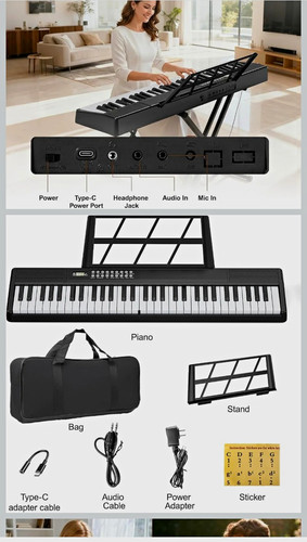 Key electronic keyboard - electronic,